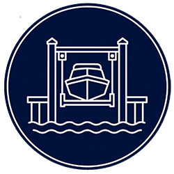 Platform Landing Area Dock Construction Icon | Beaver Marine Construction