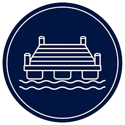 Beaver Marine Construction Floating Dock Construction Icon